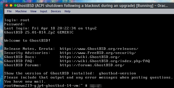 What Version of GhostBSD Am I Running? - GhostBSD Forums