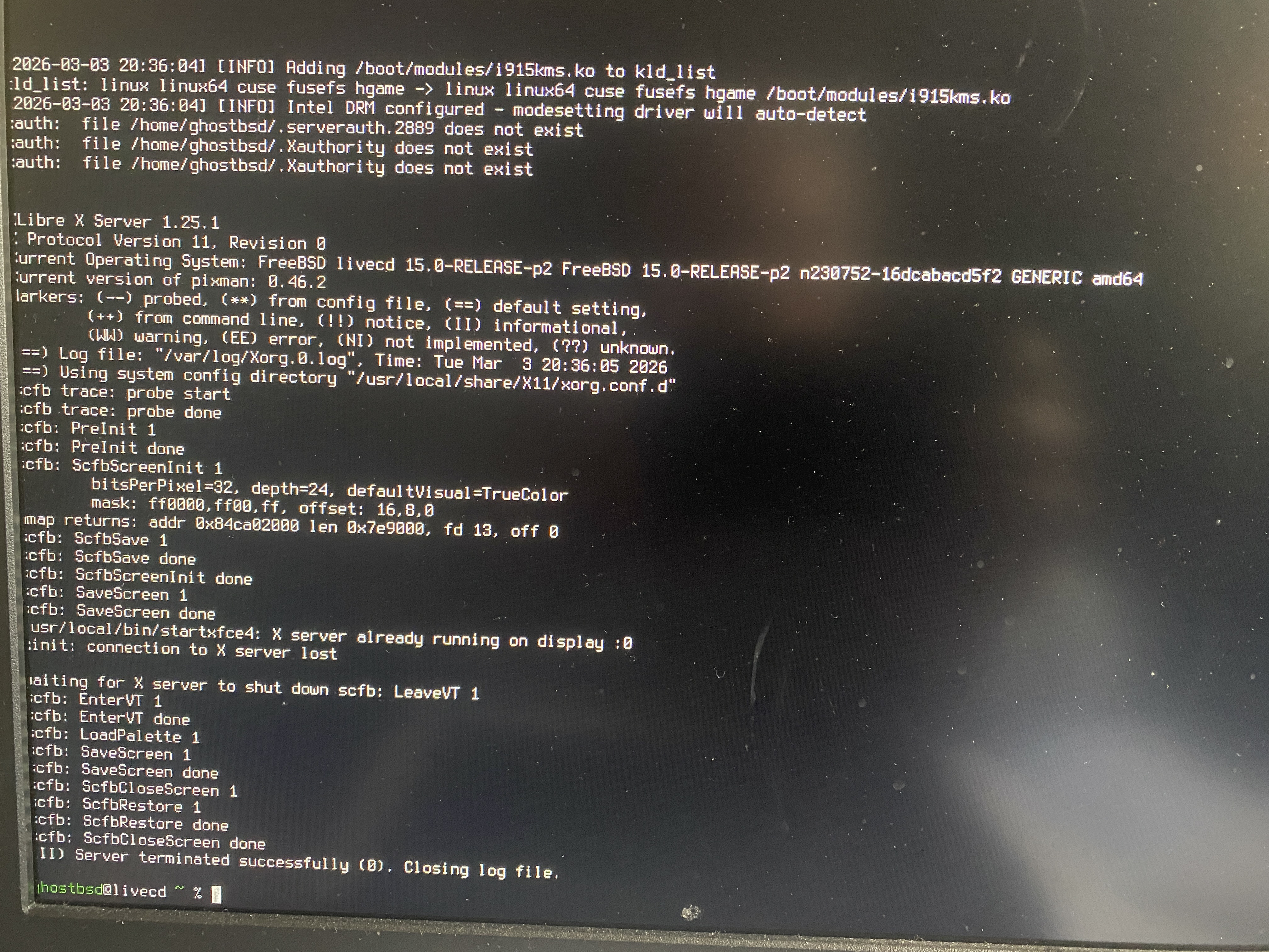 GhostBSD 26.1-R15.0p2 testing help needed. - GhostBSD Forums
